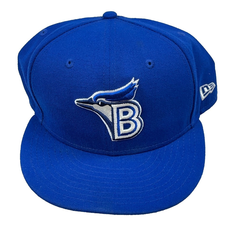 Bluefield Blue Jays Hat Cap Fitted Size 7 5/8 New Era 59Fifty 5950 MiLB Adult
